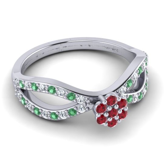 Petite Floral Gairi Ring