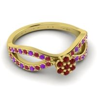 Petite Floral Gairi Ring