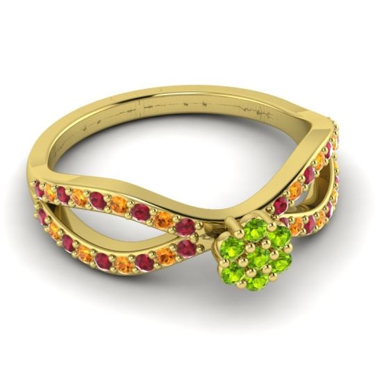 Petite Floral Gairi Ring