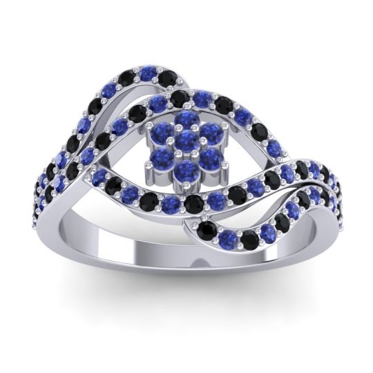 Statement Floral Pave Gahana Ring