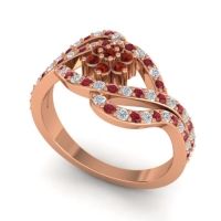 Statement Floral Pave Gahana Ring