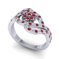 Statement Floral Pave Gahana Ring