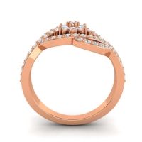 Statement Floral Pave Gahana Ring