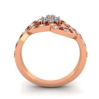 Statement Floral Pave Gahana Ring