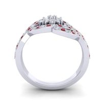 Statement Floral Pave Gahana Ring