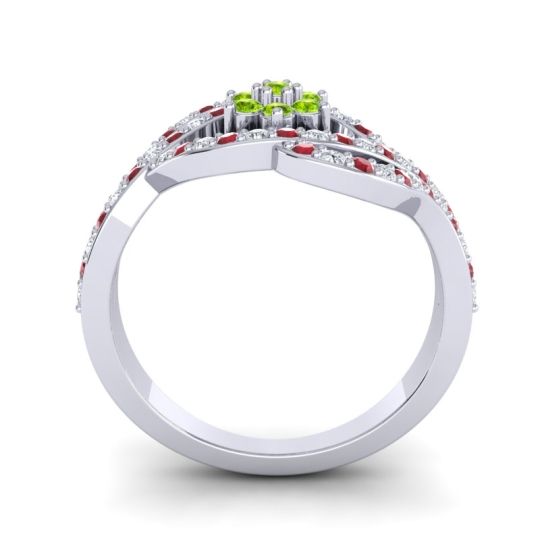 Statement Floral Pave Gahana Ring