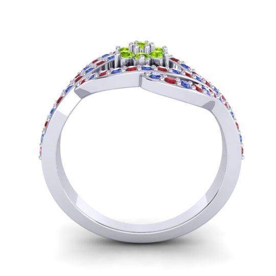 Statement Floral Pave Gahana Ring