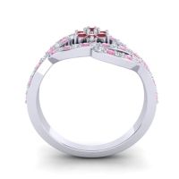 Statement Floral Pave Gahana Ring