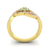 Statement Floral Pave Gahana Ring