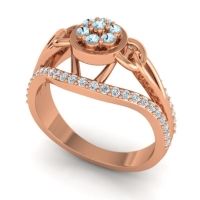 Statement Floral Pave Sata Ring