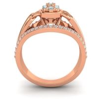 Statement Floral Pave Sata Ring