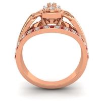 Statement Floral Pave Sata Ring