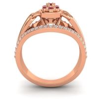 Statement Floral Pave Sata Ring