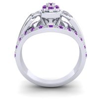 Statement Floral Pave Sata Ring