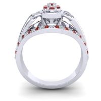 Statement Floral Pave Sata Ring