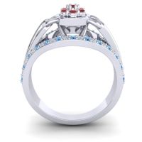 Statement Floral Pave Sata Ring