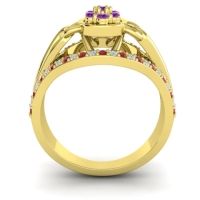 Statement Floral Pave Sata Ring