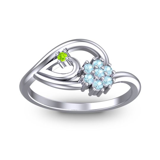 Petite Floral Kaccha Ring