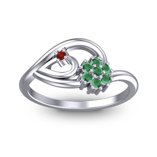 Petite Floral Kaccha Ring