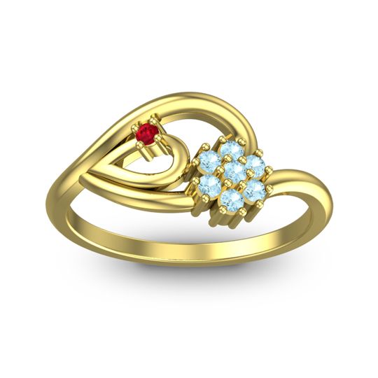 Petite Floral Kaccha Ring