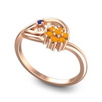 Petite Floral Kaccha Ring