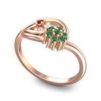 Petite Floral Kaccha Ring