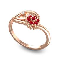 Petite Floral Kaccha Ring