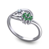 Petite Floral Kaccha Ring