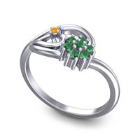 Petite Floral Kaccha Ring