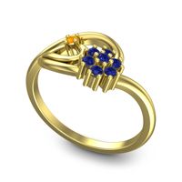 Petite Floral Kaccha Ring