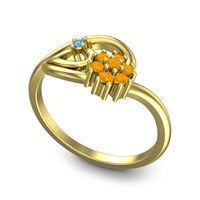 Petite Floral Kaccha Ring