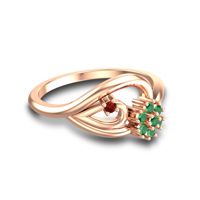 Petite Floral Kaccha Ring