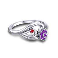 Petite Floral Kaccha Ring