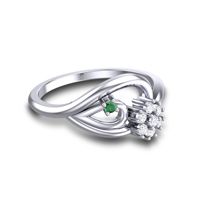 Petite Floral Kaccha Ring