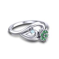 Petite Floral Kaccha Ring