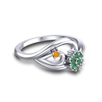 Petite Floral Kaccha Ring