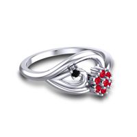 Petite Floral Kaccha Ring