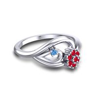 Petite Floral Kaccha Ring