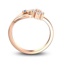 Petite Floral Kaccha Ring
