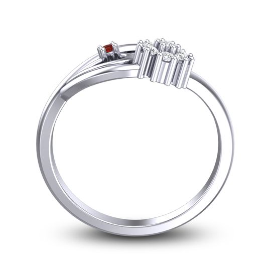 Petite Floral Kaccha Ring