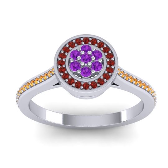 Statement Floral Pave Unmada Ring
