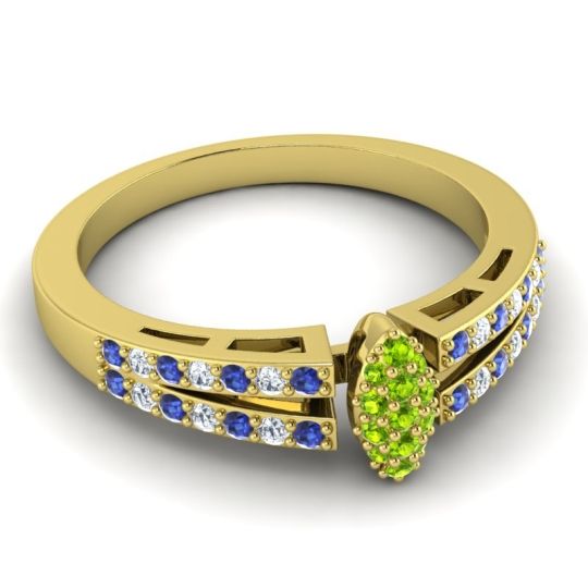 Statement Pave Tari Ring