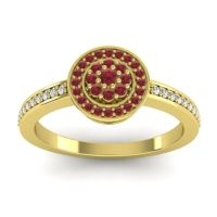 Statement Pave Varasana Ring