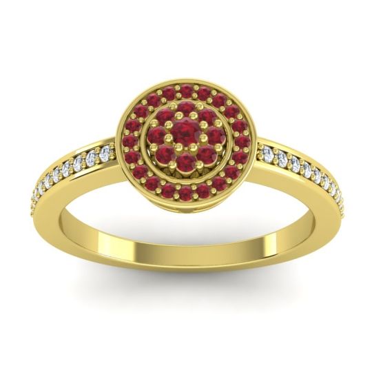 Statement Pave Varasana Ring