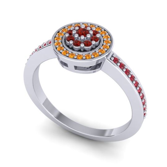 Statement Pave Varasana Ring