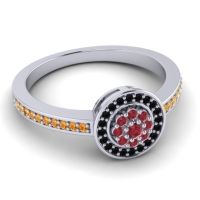 Statement Pave Varasana Ring