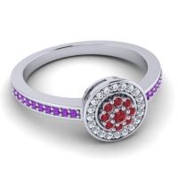 Statement Pave Varasana Ring