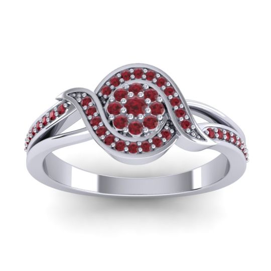 Statement Floral Pave Nidadha Ring