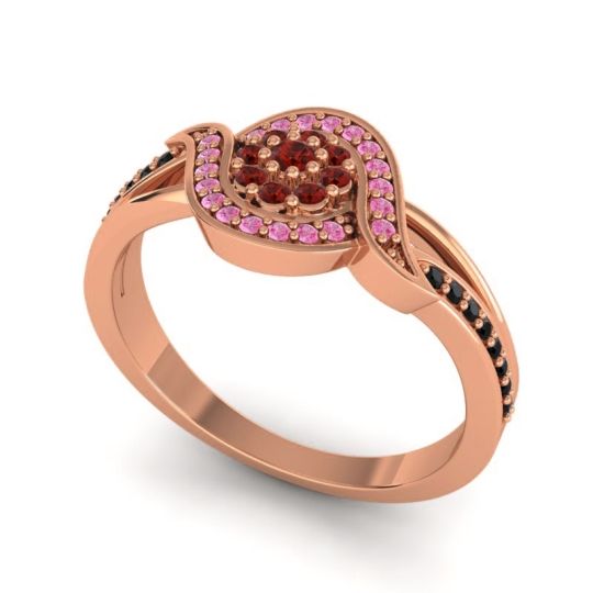 Statement Floral Pave Nidadha Ring