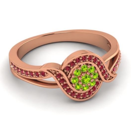 Statement Floral Pave Nidadha Ring